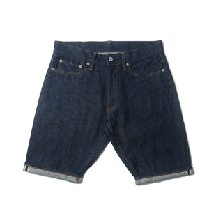 养牛男装 原色赤耳丹宁牛仔中裤 ONE 拉链修身 13OZ WASH男装 003夏季