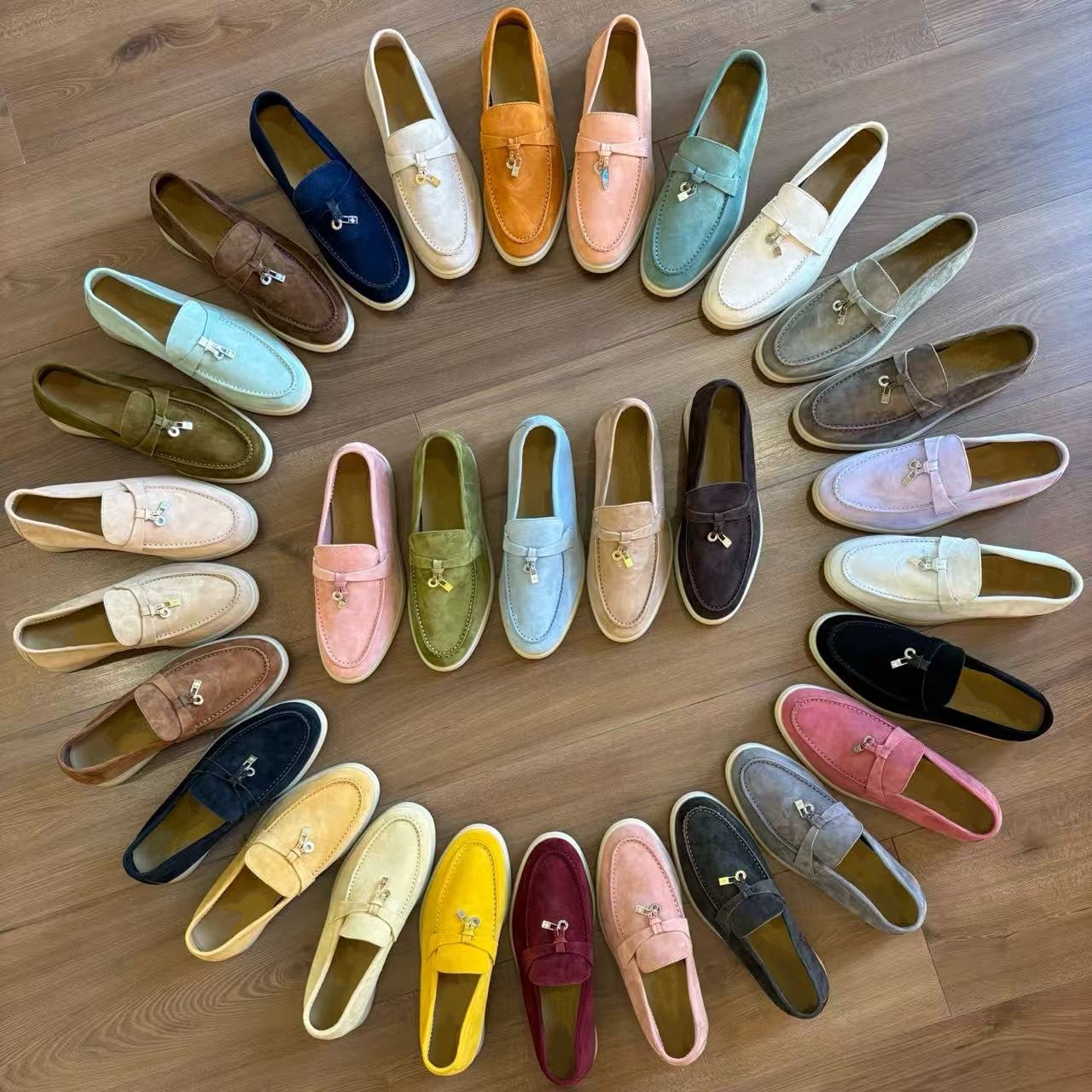 外贸原单新款超软休闲乐福鞋