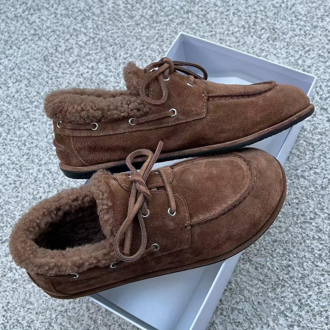 2025新款真皮加绒加厚保暖毛毛鞋