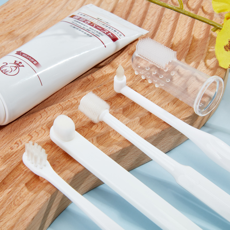 宠物牙刷牙膏套装中小型犬猫通用