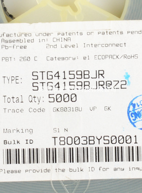 STG4159BJR ST BGA封装 原装 可提供BOM配单