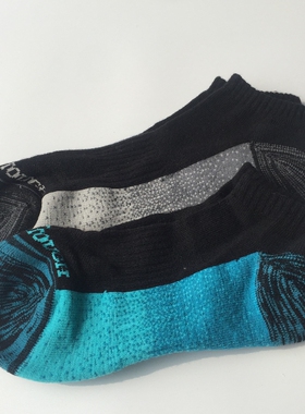 出口单精梳棉船袜脚底加厚内毛圈提花男女春秋冬袜潮浅口隐形船袜