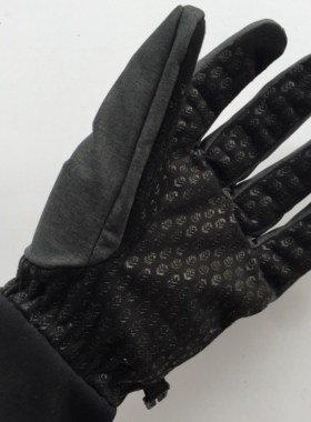 出口黑灰色双层微厚触屏防滑防泼水骑车开车户外运动保暖护手手套