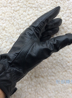 黑色薄款君管用户外战术特种兵军迷骑行分指男款秋冬真皮羊皮手套