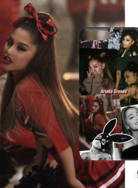 A妹Ariana Grande手机壳适用苹果13iPhone12PROMAX/X/XR/XS华为40