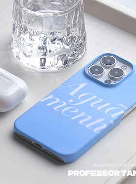 ProfessorTang 原创菲林壳哈利波特HP咒语手机壳清水如泉夏日霍格沃茨磨砂苹果iPhone14promax小众13xs欧美风