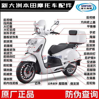 新大洲本田NS150LA全车外壳外观
