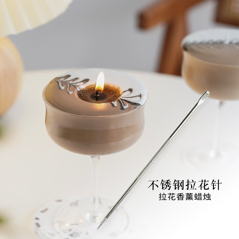 香薰蜡烛不锈钢拉花针 勾花雕花棒神器裱花针咖啡拉花针工具,家居饰品,香薰DIY材料/工具,淘宝优惠券,粉丝福利购,淘宝优惠卷