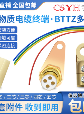 矿物质电缆终端头BTTZ接地卡BTTVZ防火附件BTTYZ配件矿物终端全套