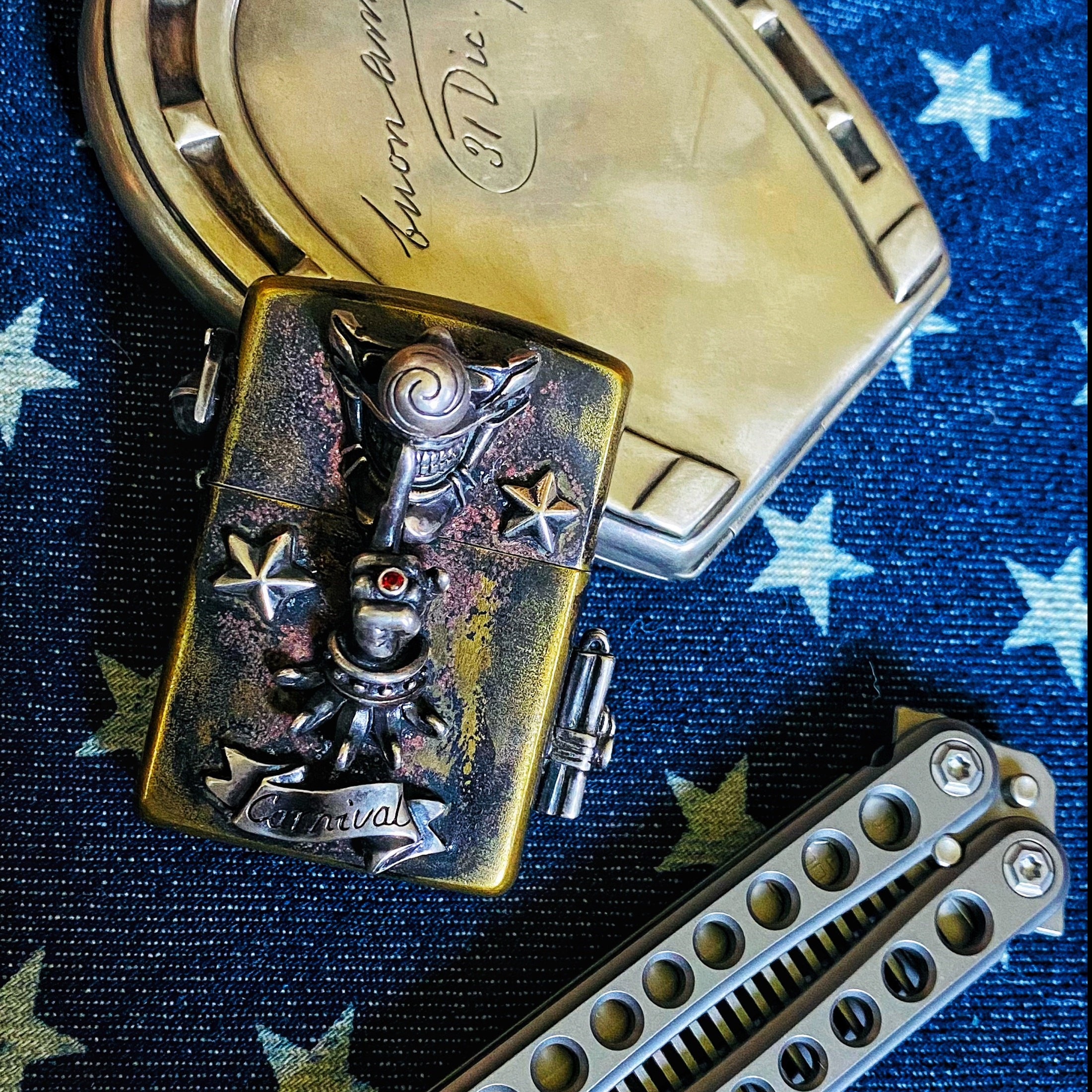 渡鸦原创狂欢小丑ZIPPO打火机