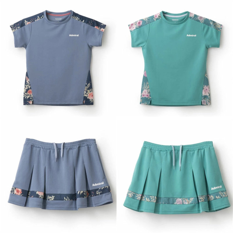 女士羽毛球服短袖高端设计款日版