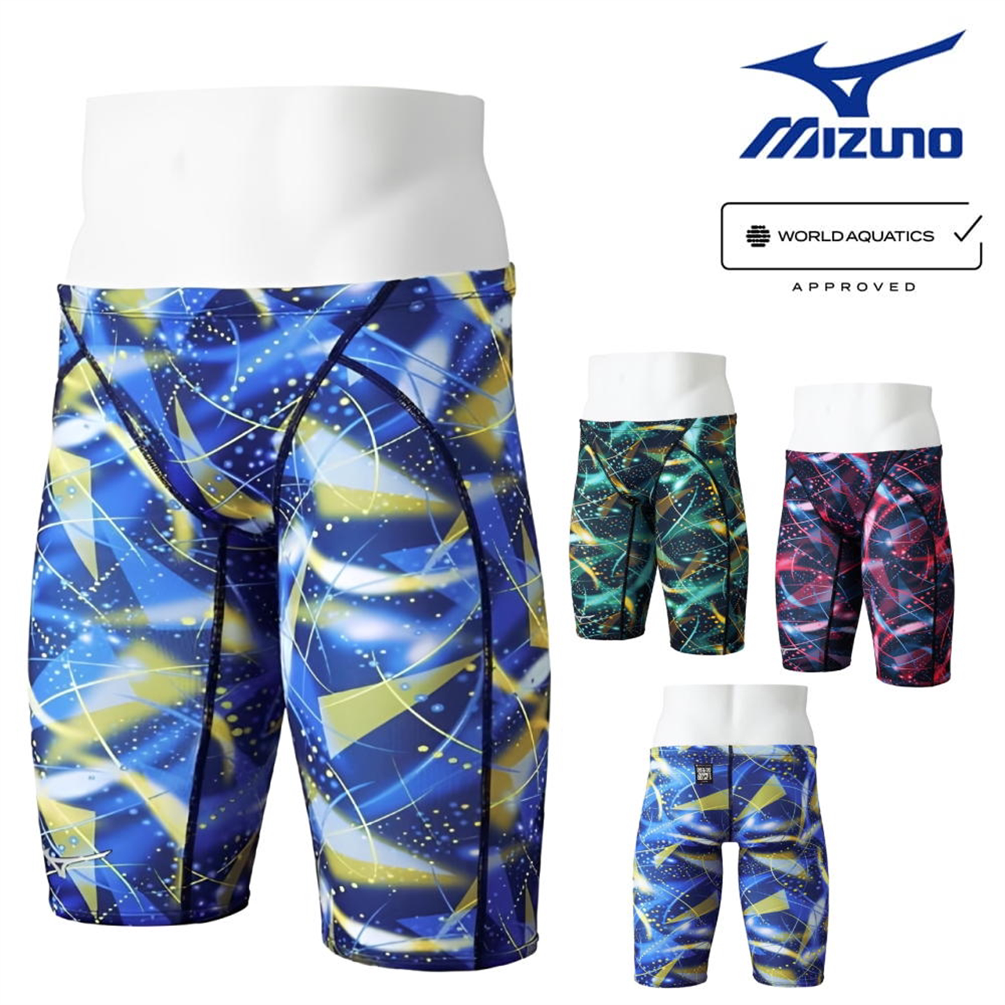 26年新款美津浓MIZUNO日本正品代购专业比赛竞技男子五分泳裤
