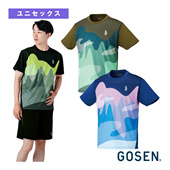 羽毛球服半袖 GOSEN高神男士 运动速干衣 代购 2026年春夏新日本正品