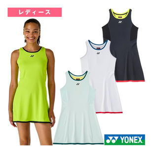 2026年春夏日本正品代购YONEX尤尼克斯女士羽毛球服连衣裙无袖