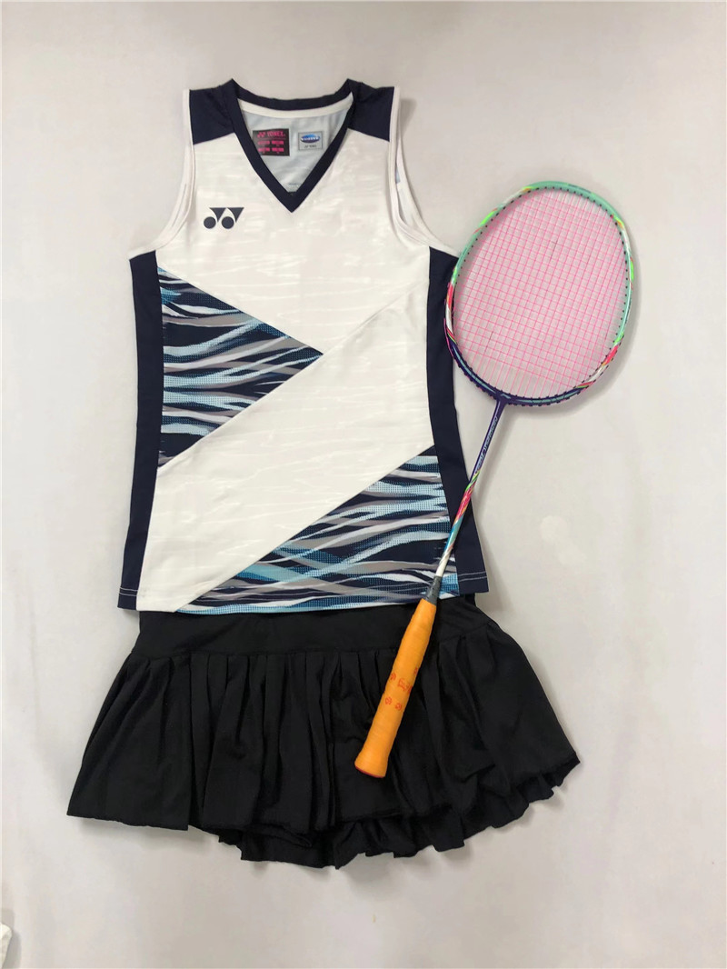 尤尼克斯羽毛球服无袖坎袖大赛服