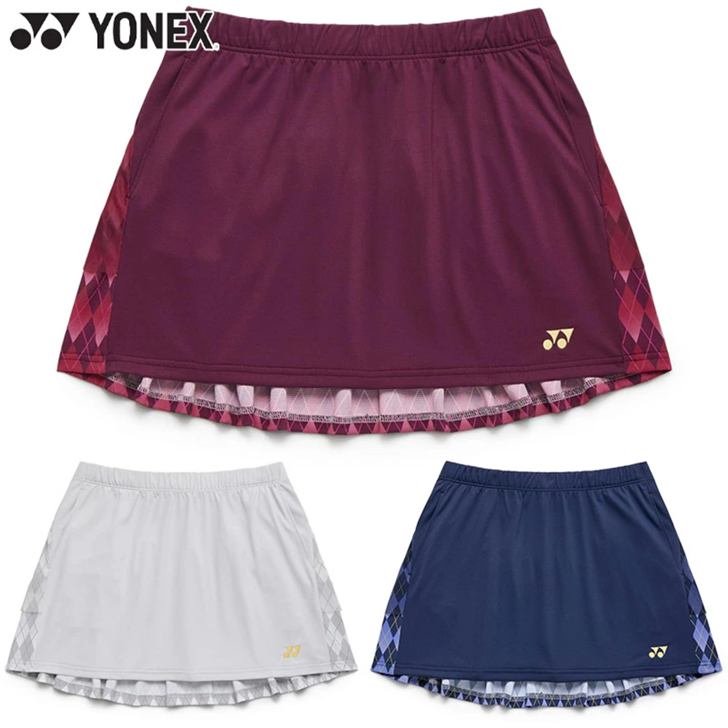 尤尼克斯YONEX2026年新女士羽毛球短裙运动速干裙日本正品代购