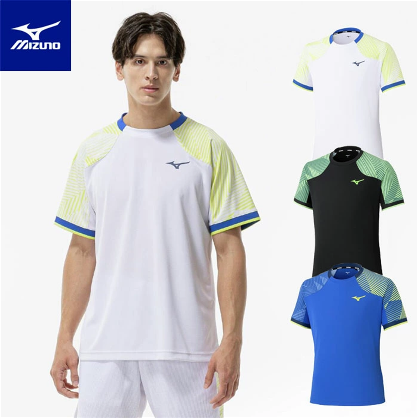 2026年夏季新款男女同款美津浓羽毛球服半袖速干衣日本正品代购