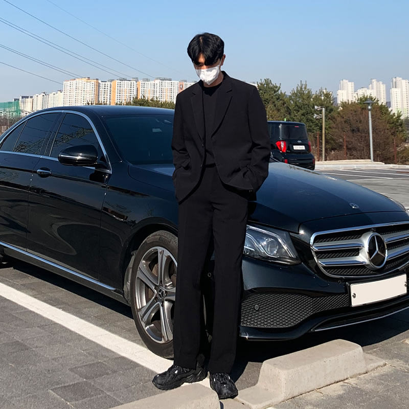 CASUAL SUIT MENS SUIT KOREAN STYLE TREND HANDSOME BRITISH STYLE YOUNG RUFFIAN HANDSOME MAN SUIT JACKET TOP SPRING AND AUTUMN