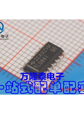 全新原装正品 TL084IDR FET输入运算放大器 封装SOP-14 贴片