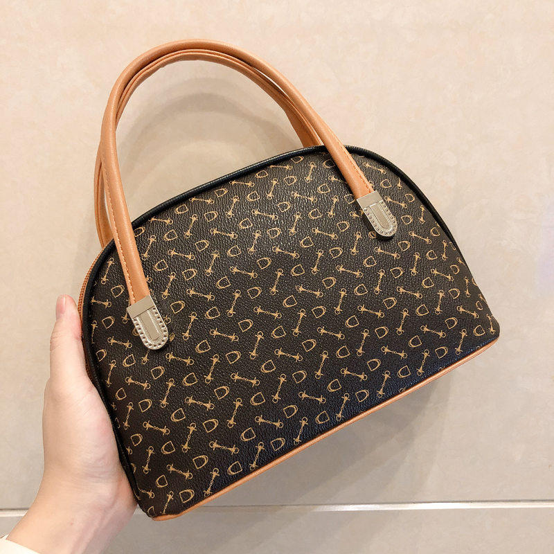 买菜包手提小拎包迷你印花妈妈包中老年女包奶奶包女老人包拉链包