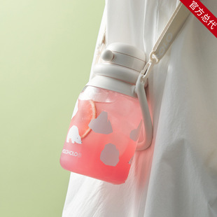 holoholo吸管杯大容量便携健身水壶耐高温大肚杯2024