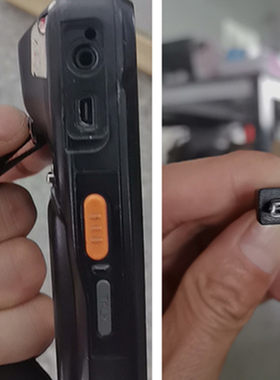 适用快递PDA把枪充电器充电线T口电源线5v2A快充充电器USB1米2米