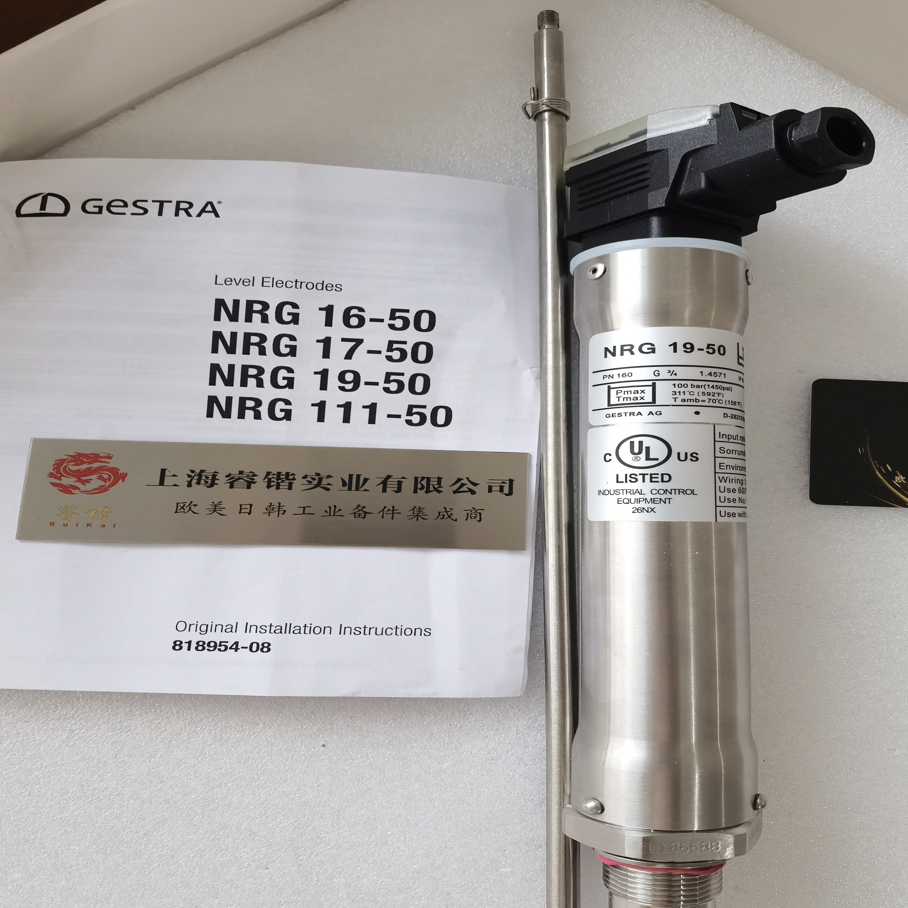 GESTRA  NRG16-51  杰斯特拉  电极