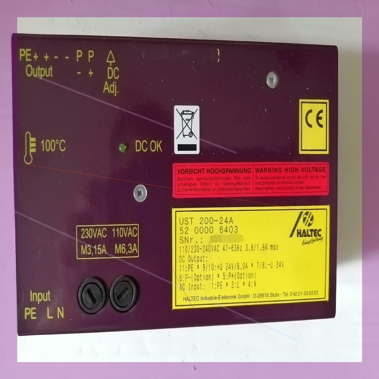 HALTEC电源UST200-24A