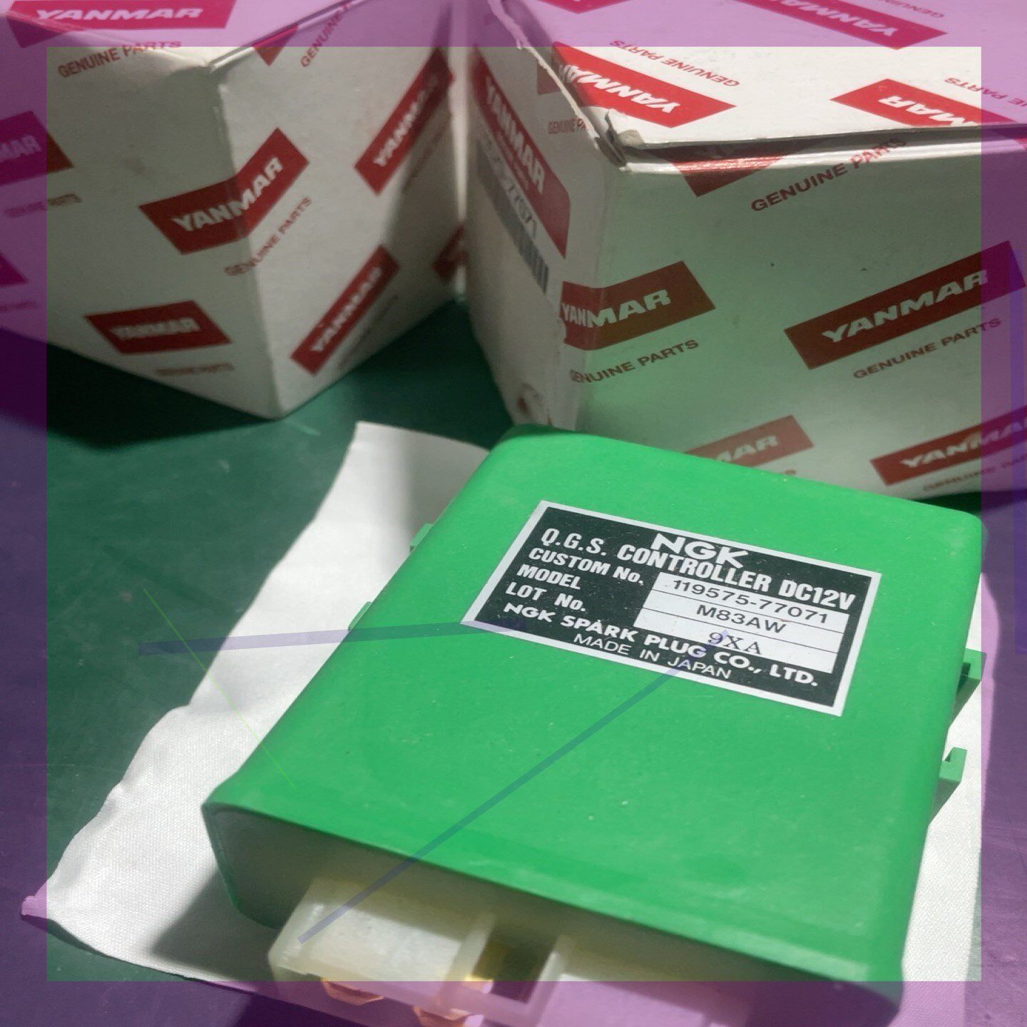 日本YANMAR洋马发动机原装熄火预热延时主继电器 119575-77071