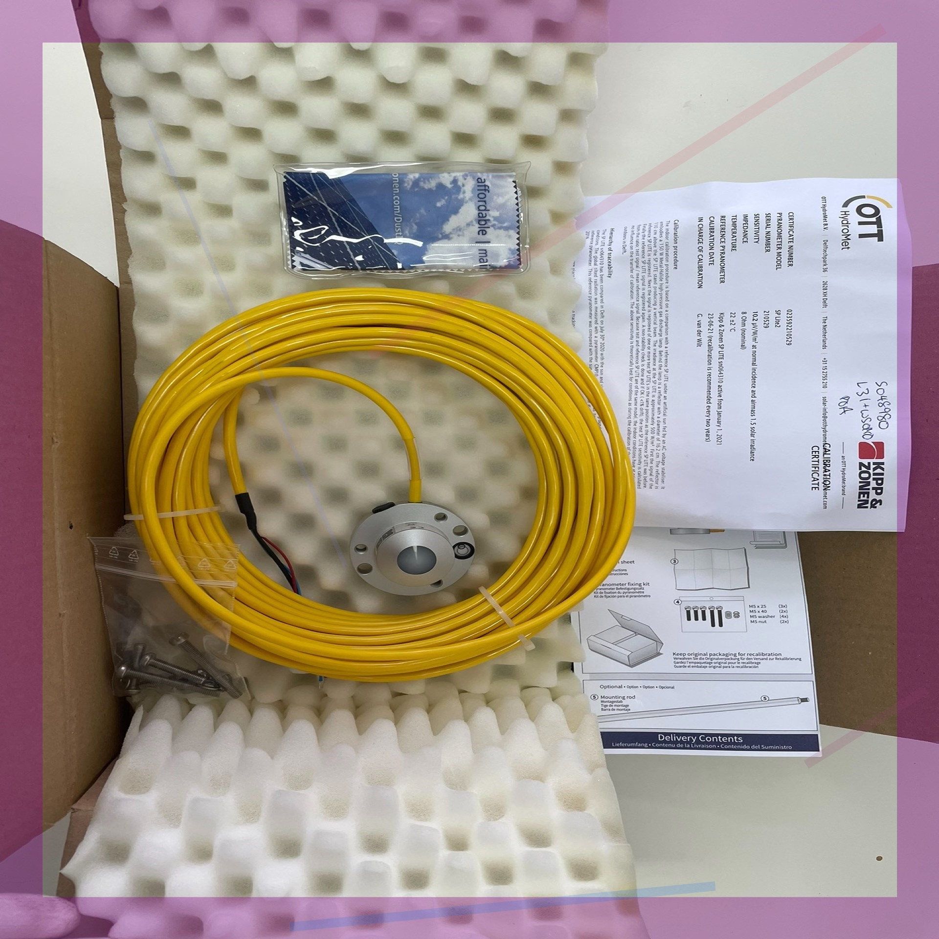 荷兰Kipp & Zonen太阳辐射传感器,型号SP-Lit