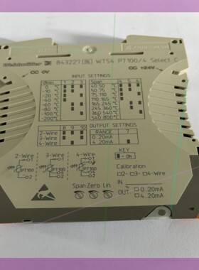 Weidmuller信号隔离器 843227  WTS4 PT100/4