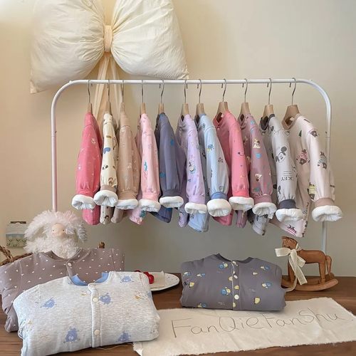 番茄番薯100%棉儿童冬装宝宝棉服