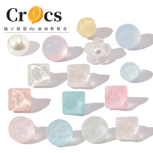 crocs配饰洞洞鞋鞋花鞋扣高级感