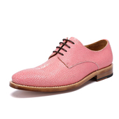 包邮 虎狼之狮固特异手工皮鞋 1019新款 顺丰 定做珍珠鱼商务正装 男鞋