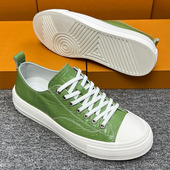 青年鳄鱼皮男鞋 2026春季 男韩版 潮流透气百搭休闲鞋 新款 真皮板鞋