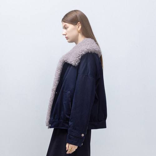 GHJOD90白鹅绒羽绒派克服外套女