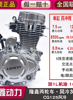 宗申隆鑫力帆CG125 150  CB250二轮两轮摩托车专用机头发动机总成
