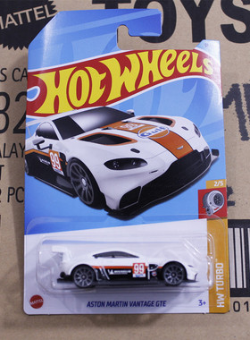 2023J-98号阿斯顿马丁VANTAGE GTE白色GULF风火轮小跑车hotwheels