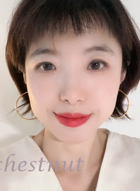 法式细款大圈金色耳圈 通勤百搭素圈大圆环显瘦气质耳饰