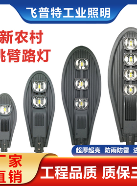超亮宝剑LED路灯头高杆灯市政路灯小区挑臂工程道路庭院农村户外