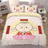 2024卡通全棉大耳朵图图四件套儿童可爱三件套学生宿舍床品