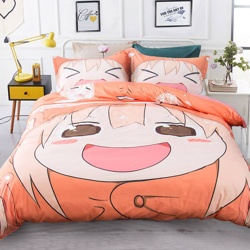 2025干物妹小埋动漫二次元四件套学生宿舍单人床单女孩卡通可爱被