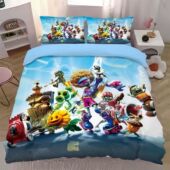 2024植物大战僵尸四件套床单被套儿童床品男孩全棉单人宿舍三件套