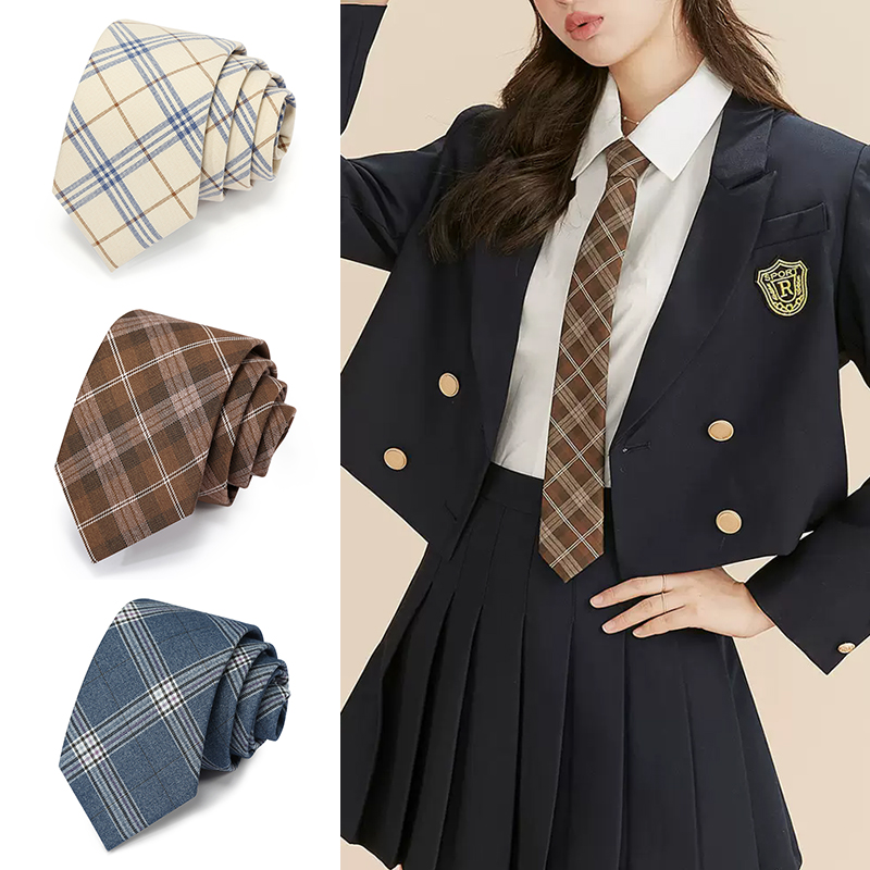 jk领带女款免打学院风高级感衬衫