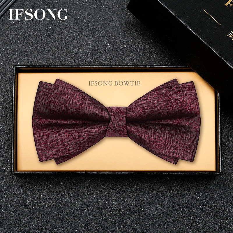 婚礼男红色结婚新郎西装衬衫配饰