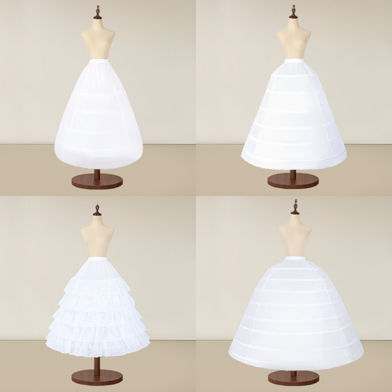 长款婚纱裙撑暴力日常微蓬可调节