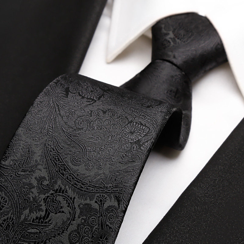 时尚黑色领带男士免打结懒人拉炼炼式韩版窄细衬衫正装手打1213h