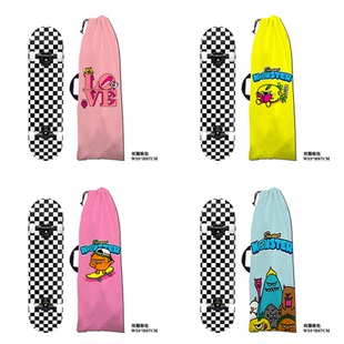 F 卡通可爱滑板包滑板袋子防水收纳袋单肩手提冲浪板包潮流百搭