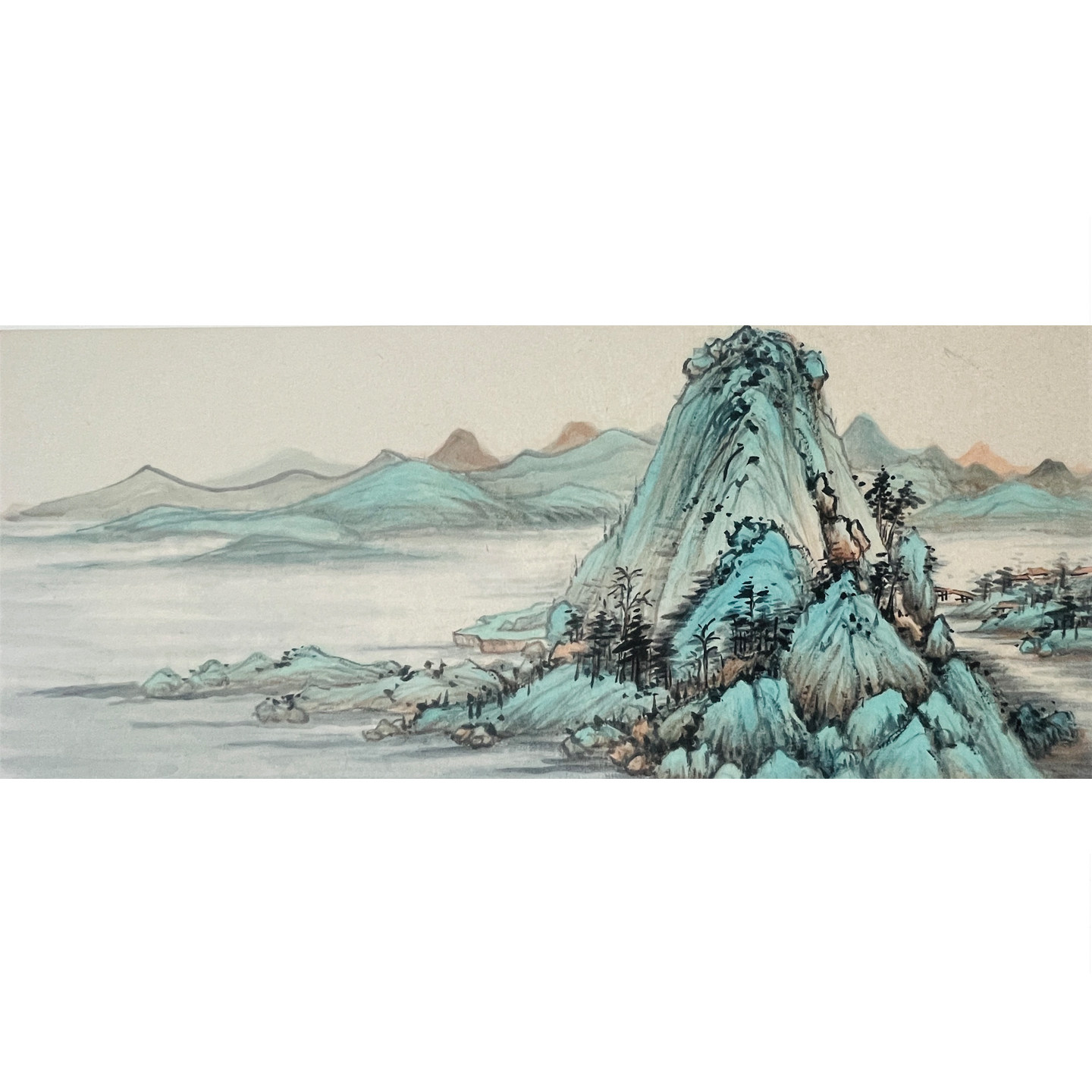 富春山居图国画大师山水画作品手绘真迹高端聚财客厅茶室书房挂画