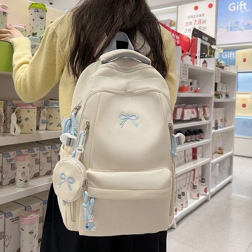 女学生韩版百搭减负双肩书包